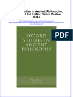 Textbook Oxford Studies in Ancient Philosophy Volume Li 1St Edition Victor Caston Ed Ebook All Chapter PDF