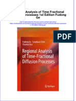 Textbook Regional Analysis of Time Fractional Diffusion Processes 1St Edition Fudong Ge Ebook All Chapter PDF