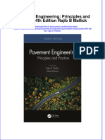 Full Chapter Pavement Engineering Principles and Practice 4Th Edition Rajib B Mallick PDF