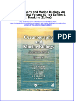 PDF Oceanography and Marine Biology An Annual Review Volume 57 1St Edition S J Hawkins Editor Ebook Full Chapter