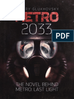 Metro 2033 The Prologue To The Postnuclear Dystopia - Dmitry Glukhovsky