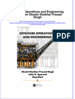 PDF Offshore Operations and Engineering 1St Edition Shashi Shekhar Prasad Singh Ebook Full Chapter