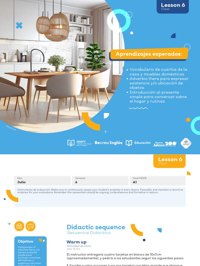 Vocabulario y gramática del hogar A1 | PDF | Lingüística