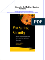 Full Chapter Pro Spring Security 3Rd Edition Masimo Nardone PDF