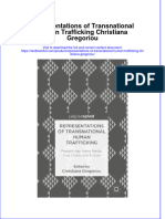 Textbook Representations of Transnational Human Trafficking Christiana Gregoriou Ebook All Chapter PDF