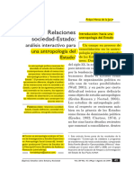 HEVIA de LA JARA, F. _2009_ Relaciones Sociedad-Estado