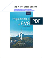 Download full chapter Programming In Java Sachin Malhotra pdf docx