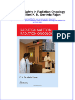 Textbook Radiation Safety in Radiation Oncology First Edition K N Govinda Rajan Ebook All Chapter PDF