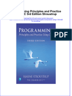 Full Chapter Programming Principles and Practice Using C 3Rd Edition Stroustrup PDF