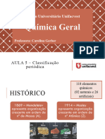 Aula 5 - Classificação Periódica