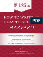 Harvard How To Get in Compressed