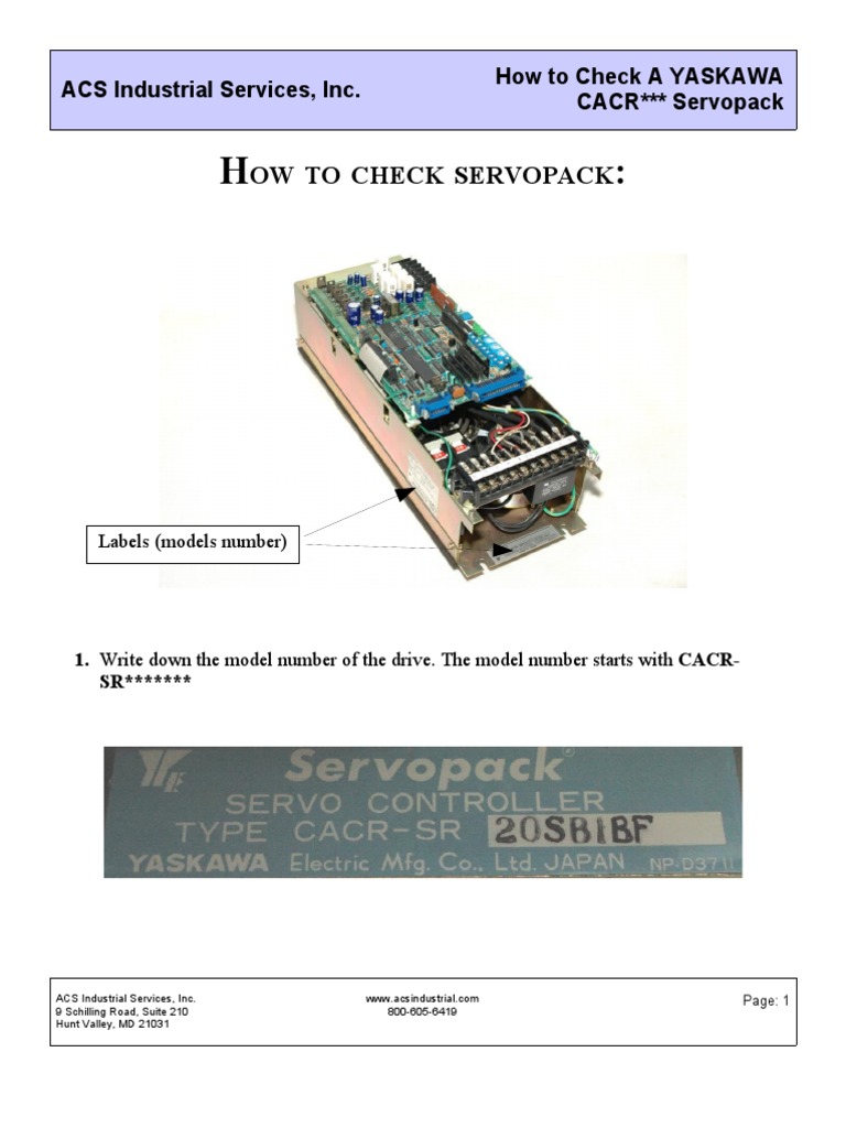 Yaskawa Servopack CPCR-MR 154 K 動作保証 【公式通販】