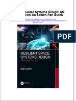 PDF Resilient Space Systems Design An Introduction 1St Edition Ron Burch Ebook Full Chapter