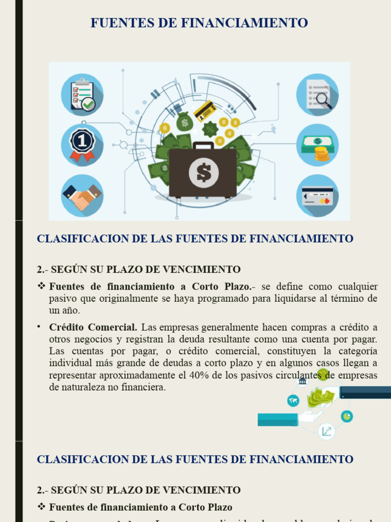 Fuentes de Financiamiento Empresarial | PDF | Compartir (Finanzas ...