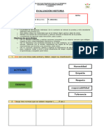 Evaluación Unidad 5, L1 2do historia