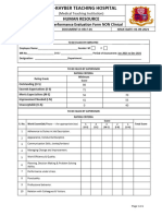 Performance Evaluation Form KTH