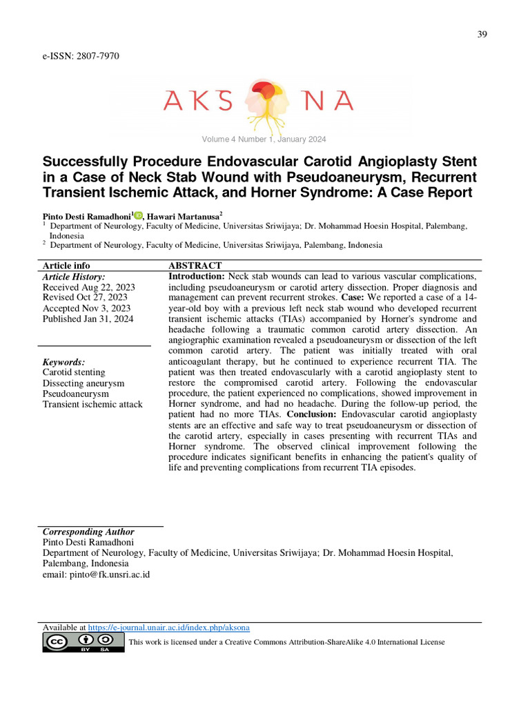 Layout+39-45 Successfully+Procedure+Endovascular+C 240204 101818 | PDF ...