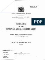 Geology of Mwingi