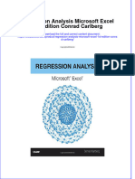Textbook Regression Analysis Microsoft Excel 1St Edition Conrad Carlberg Ebook All Chapter PDF