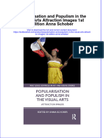 Download full chapter Popularisation And Populism In The Visual Arts Attraction Images 1St Edition Anna Schober pdf docx