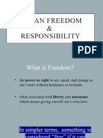 Human Freedom Responsibility PPT 1 Q2