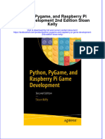 PDF Python Pygame and Raspberry Pi Game Development 2Nd Edition Sloan Kelly Ebook Full Chapter