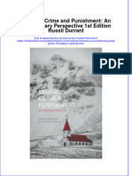 Textbook Religion Crime and Punishment An Evolutionary Perspective 1St Edition Russil Durrant Ebook All Chapter PDF