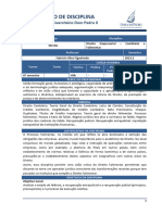 Plano de Curso - D. Empresarial Cambiário e Falimentar