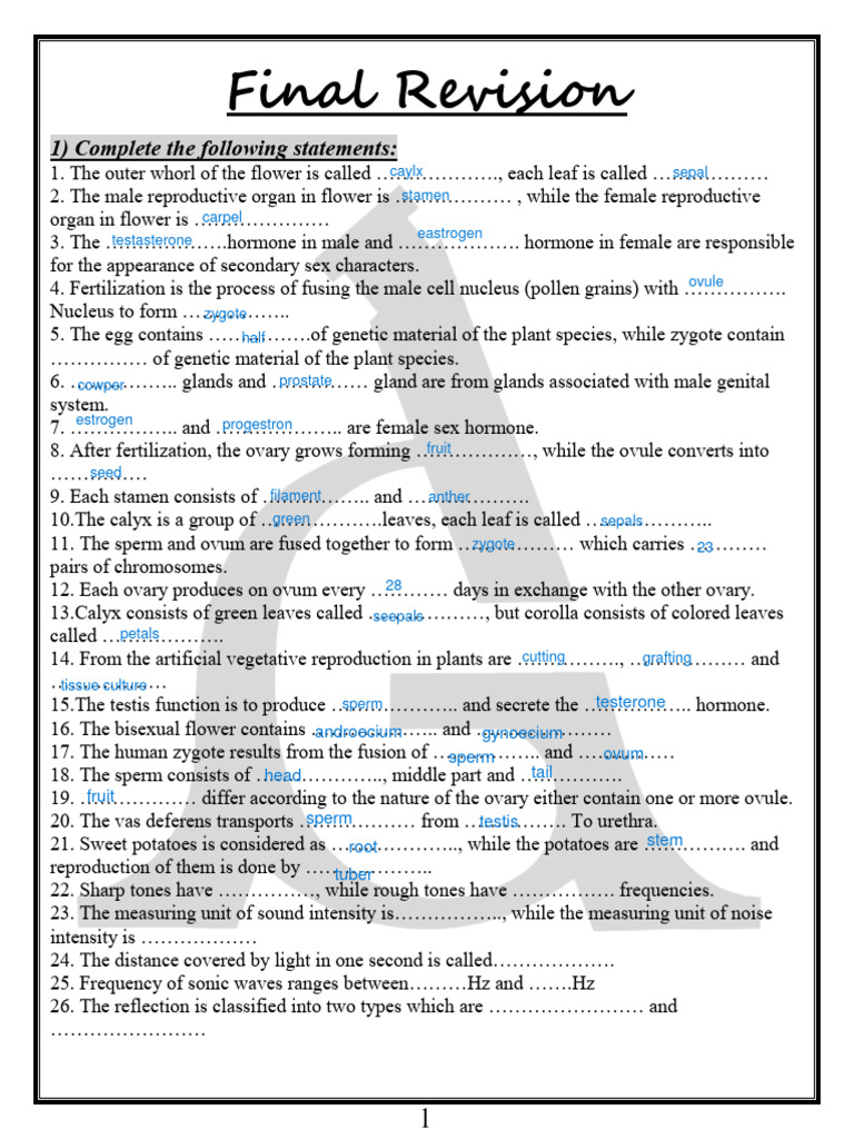 Flower Anatomy And Sound Physics Overview Pdf Flowers Waves