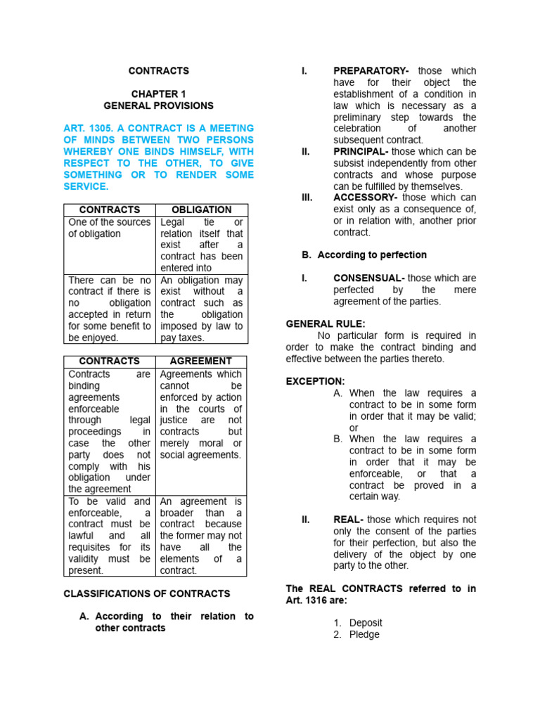 Contracts | Download Free PDF | Offer And Acceptance | Consideration