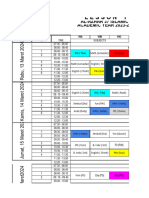 Contoh Jadwal pelajaran khusus ramadhan 2024