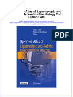 Download full chapter Operative Atlas Of Laparoscopic And Robotic Reconstructive Urology 2Nd Edition Patel pdf docx