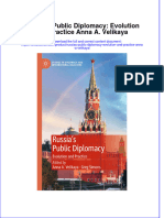 PDF Russias Public Diplomacy Evolution and Practice Anna A Velikaya Ebook Full Chapter