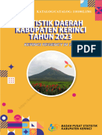 Statistik Daerah Kabupaten Kerinci Tahun 2023