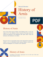 Week 14 History of Arnis