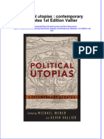 Textbook Political Utopias Contemporary Debates 1St Edition Vallier Ebook All Chapter PDF