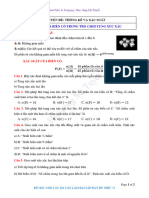 Xác suất - Tiết 2&3. Trò chơi tung xúc xắc