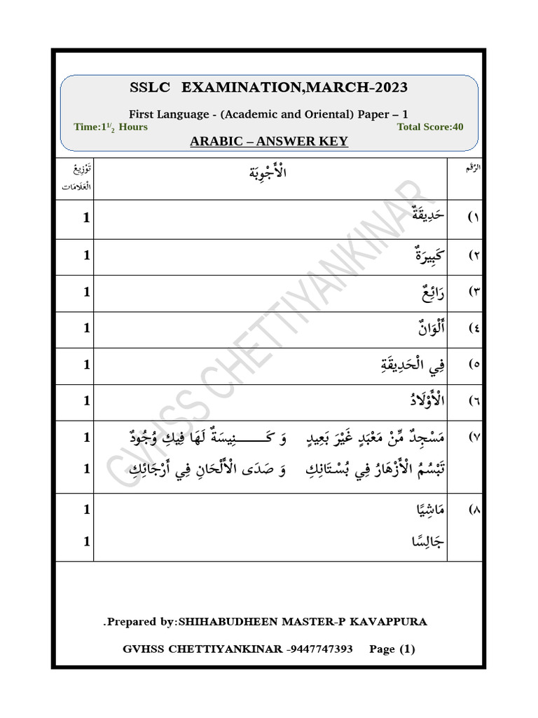 2 1 2 English Answer Key 2023
