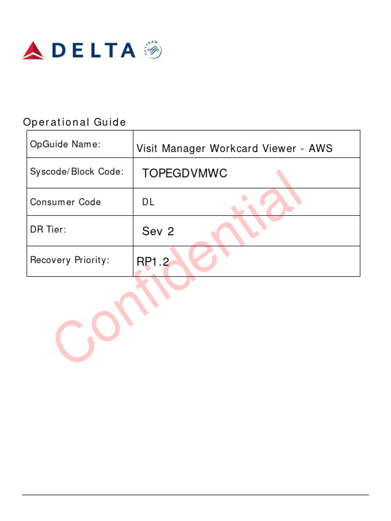 Visit Manager Ops Guide - AWS 2023 | PDF | Troubleshooting | Amazon Web ...