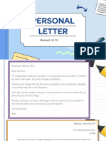 Personal Letter (Students)