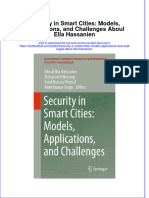 Textbook Security in Smart Cities Models Applications and Challenges Aboul Ella Hassanien Ebook All Chapter PDF