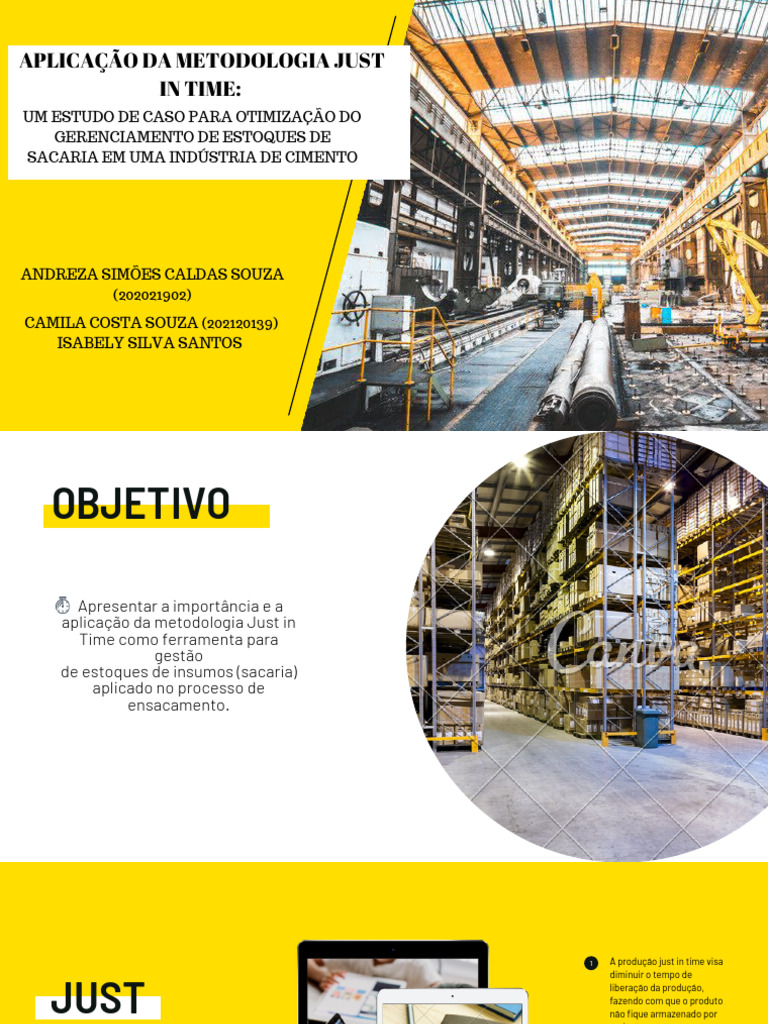 APLICAÇÃO DA METODOLOGIA JUST IN TIME | PDF