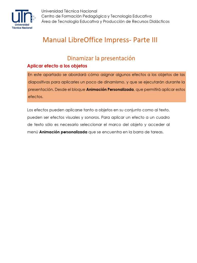 Manual libreoffice impress parte iii descargar gratis pdf