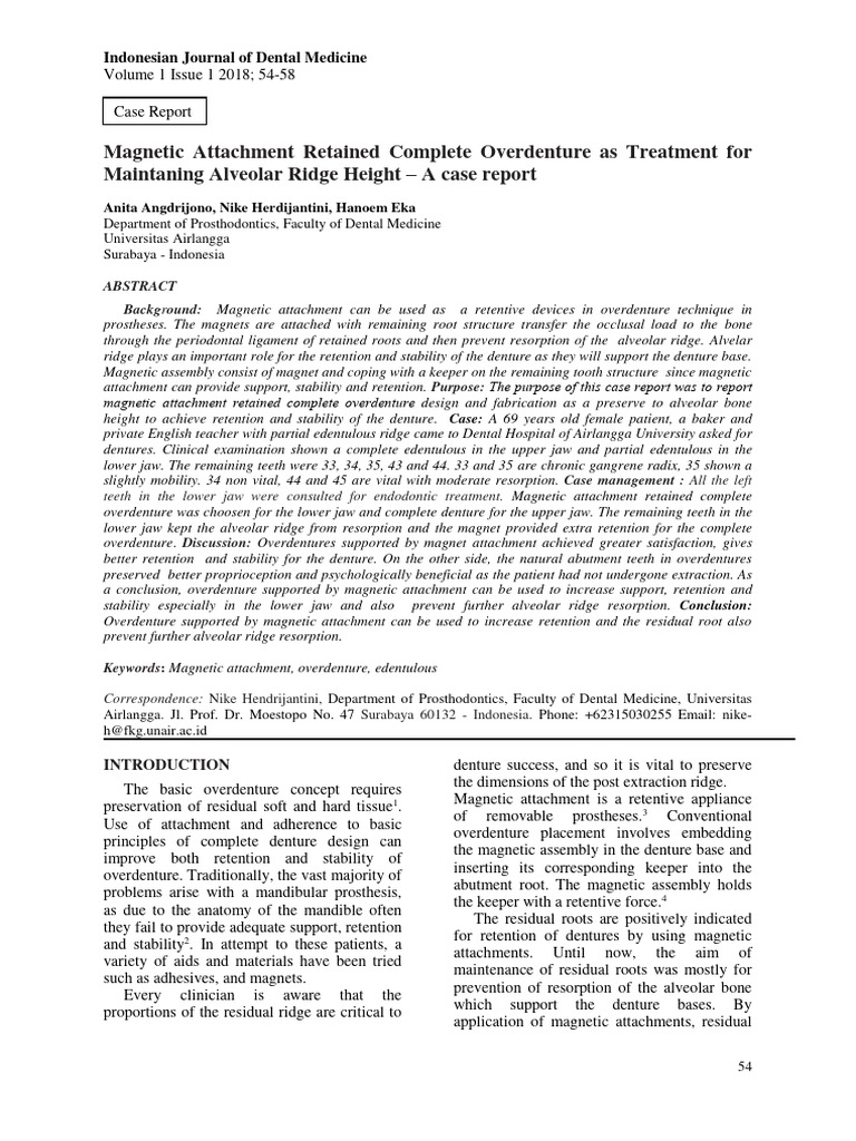 Admin,+Anita+Poster+Full+Text+(Revisi+1) | PDF | Dentures | Human Tooth