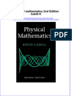 PDF Physical Mathematics 2Nd Edition Cahill K Ebook Full Chapter