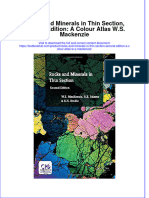 Textbook Rocks and Minerals in Thin Section Second Edition A Colour Atlas W S Mackenzie Ebook All Chapter PDF