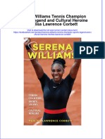 Download pdf Serena Williams Tennis Champion Sports Legend And Cultural Heroine Merlisa Lawrence Corbett ebook full chapter 
