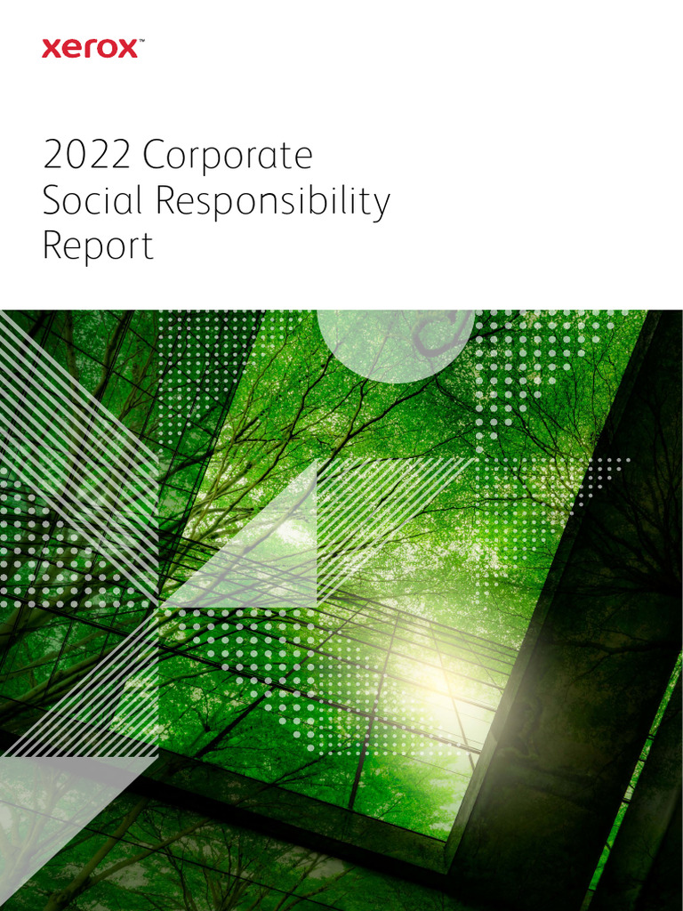 2022 Corporate Social Responsibility Report - Xerox | PDF | Recycling ...