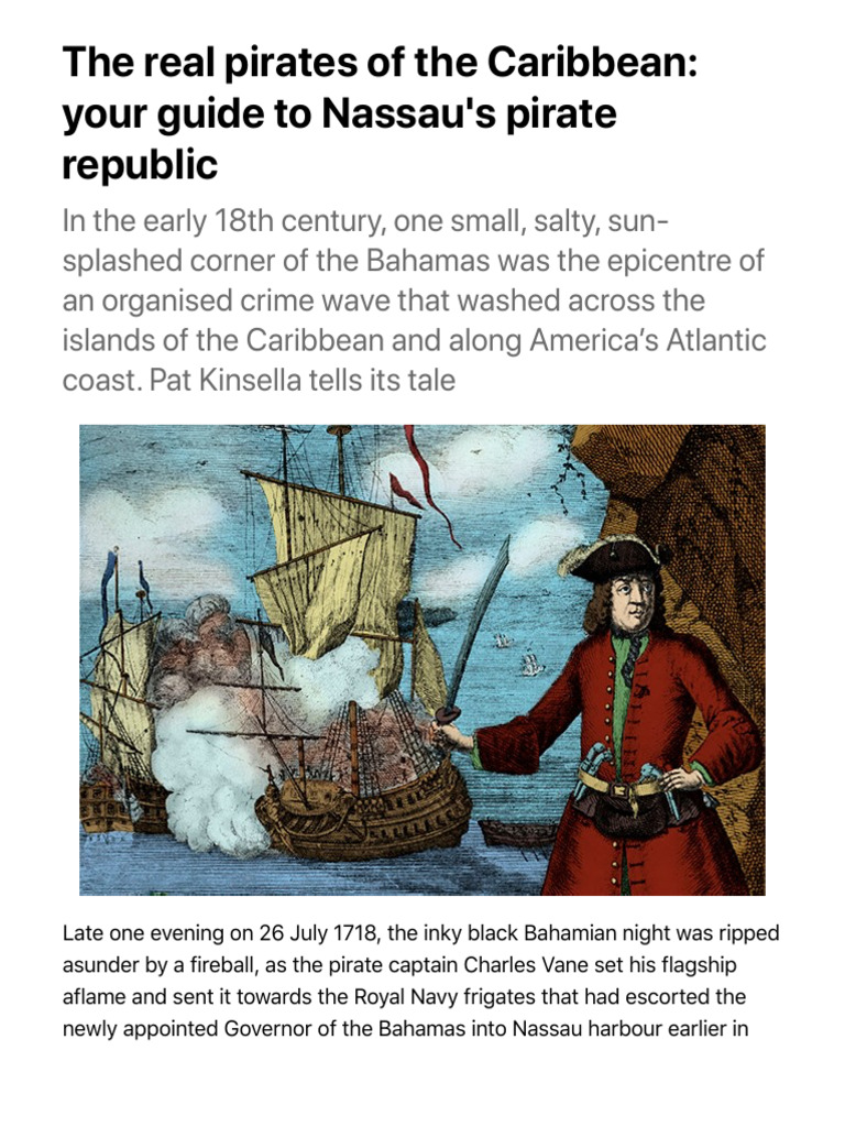 Nassau Pirate Republic Home of The Real Pirates of The Caribbean