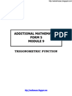 F5 Chap 5 Trigonomeertric Functions